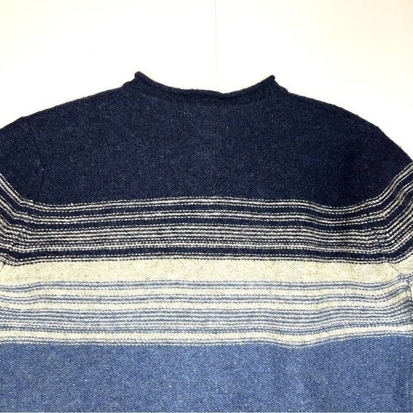 Wool sweater 90s vintage studio works blue Size large - Picture 10 of 11